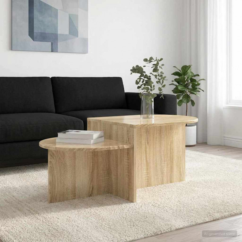 Stolik kawowy dąb Sonoma 100 x 50 x 40 cm Drewno inżynieryjne