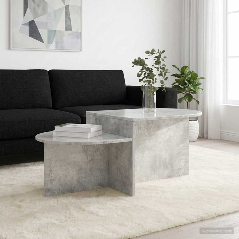 Stolik kawowy Betonowy szary 100 x 50 x 40 cm