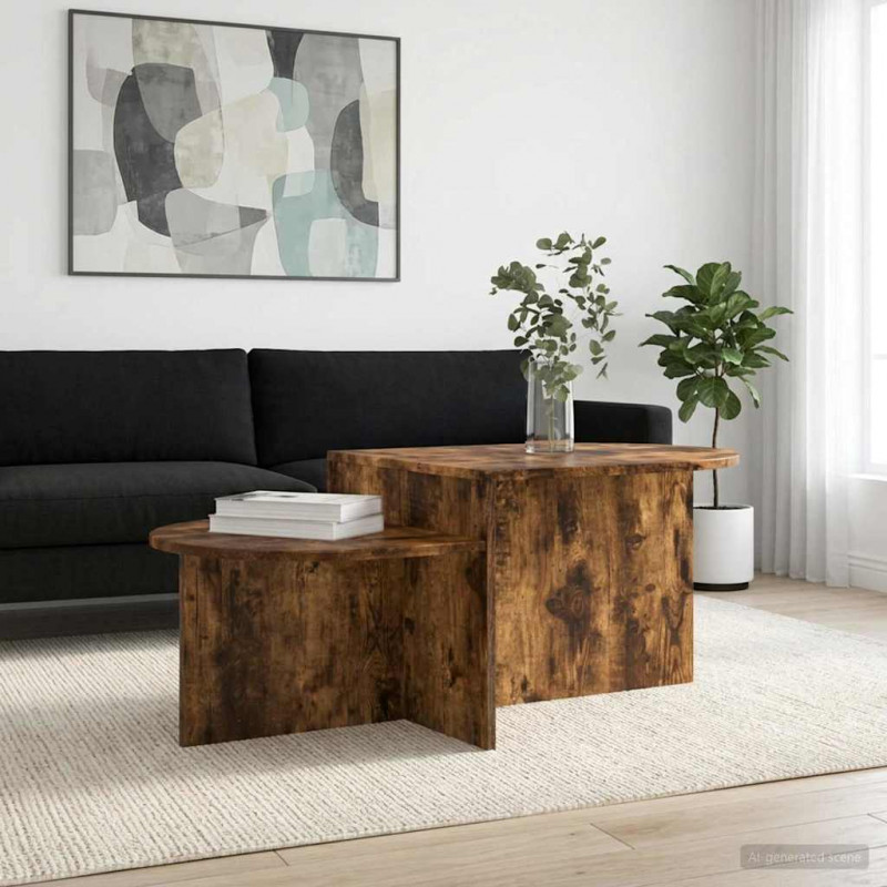 Stolik kawowy Dąb wędzony 100 x 50 x 40 cm Drewno inżynieryjne