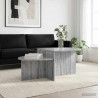 Stolik kawowy Szary Sonoma 100 x 50 x 40 cm Drewno inżynieryjne