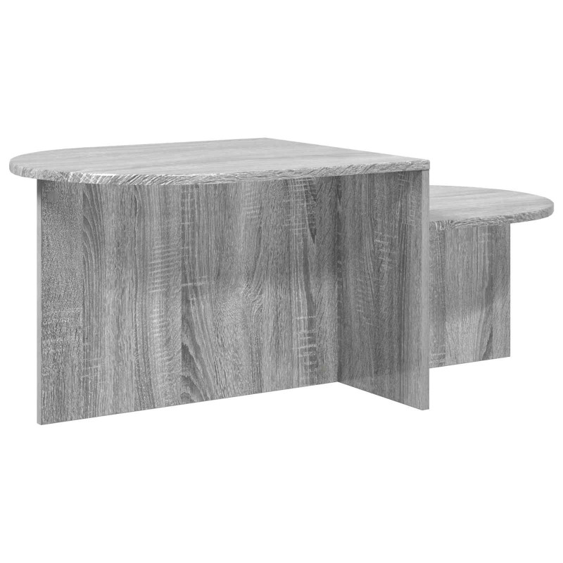 Stolik kawowy Szary Sonoma 100 x 50 x 40 cm Drewno inżynieryjne
