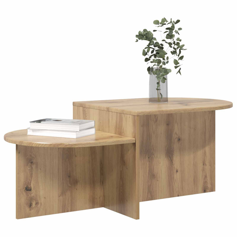 Stolik kawowy Dąb artisan 100 x 50 x 40 cm Drewno inżynieryjne
