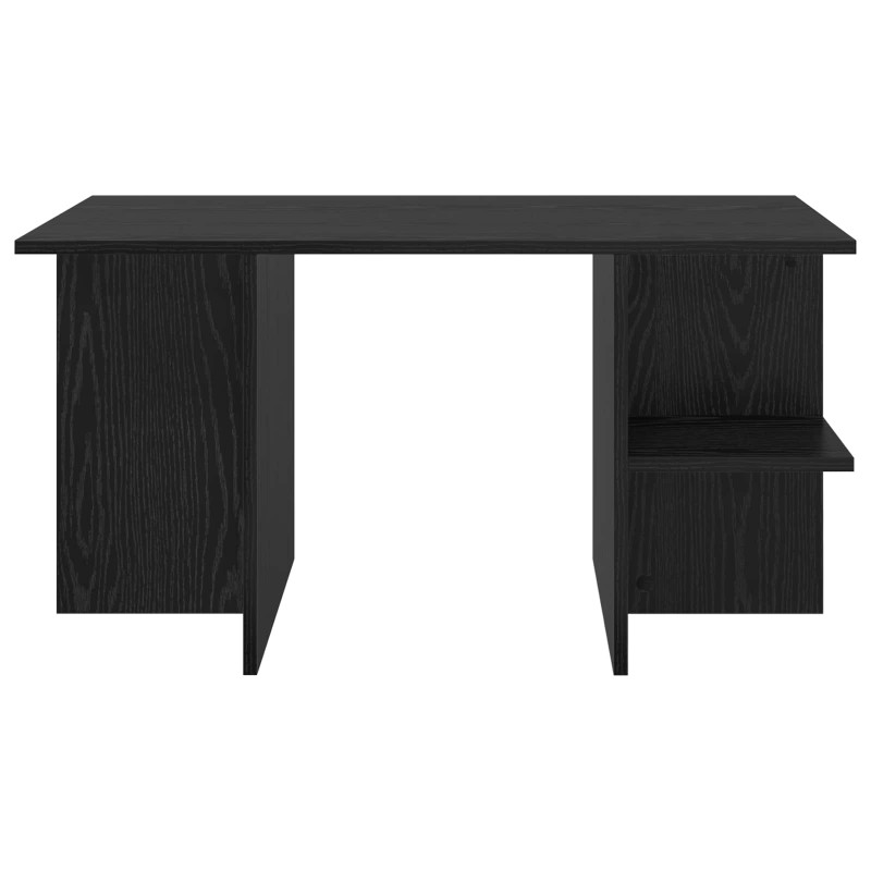 Stolik kawowy Czarny dąb 87 x 50 x 45 cm Drewno inżynieryjne