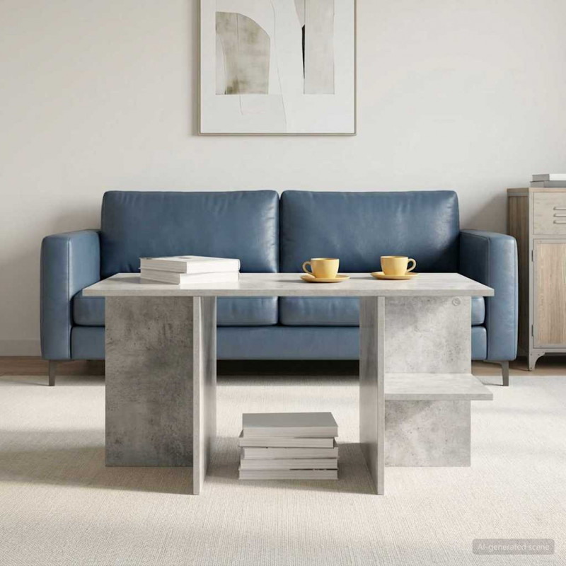 Stolik kawowy Betonowy szary 87 x 50 x 45 cm