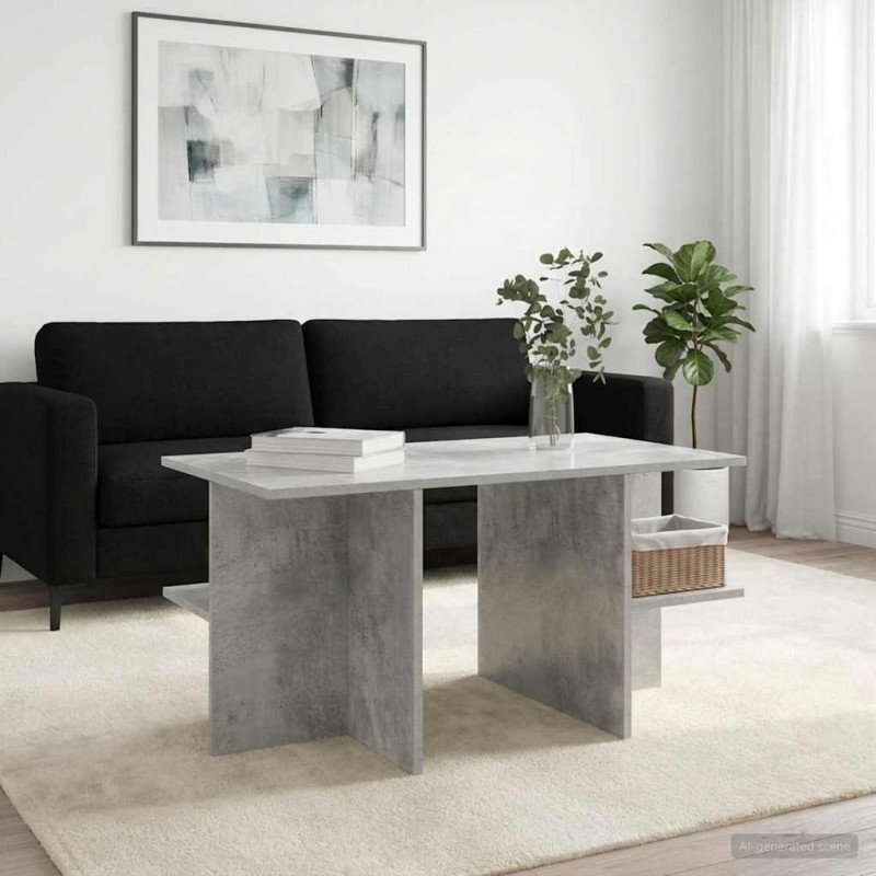 Stolik kawowy Betonowy szary 87 x 50 x 45 cm