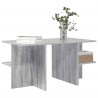 Stolik kawowy Szary Sonoma 87 x 50 x 45 cm Drewno inżynieryjne