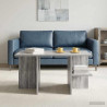 Stolik kawowy Szary Sonoma 87 x 50 x 45 cm Drewno inżynieryjne