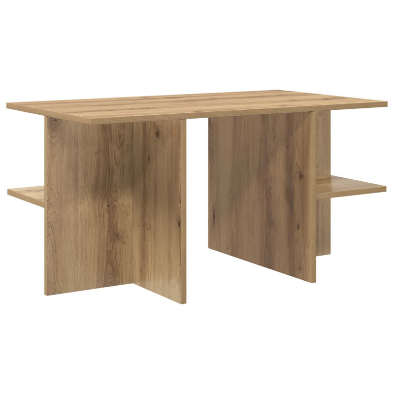 Stolik kawowy Dąb artisan 87 x 50 x 45 cm Drewno inżynieryjne