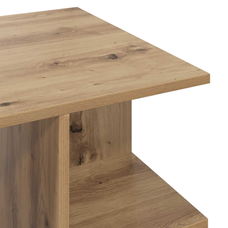 Stolik kawowy Dąb artisan 87 x 50 x 45 cm Drewno inżynieryjne