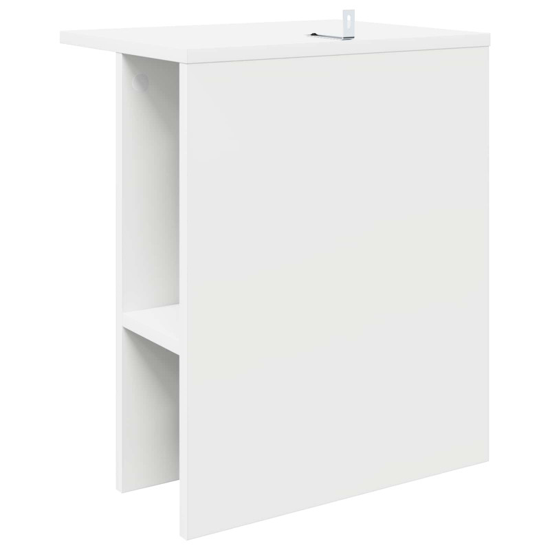 Stolik kawowy 2 pcs Biały 40 x 30 x 49 cm Drewno inżynieryjne
