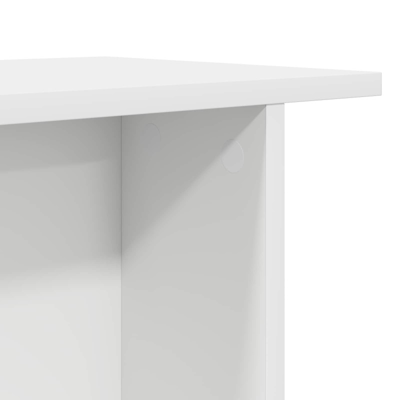 Stolik kawowy 2 pcs Biały 40 x 30 x 49 cm Drewno inżynieryjne