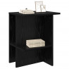 Stolik kawowy 2 pcs Czarny dąb 40 x 30 x 49 cm
