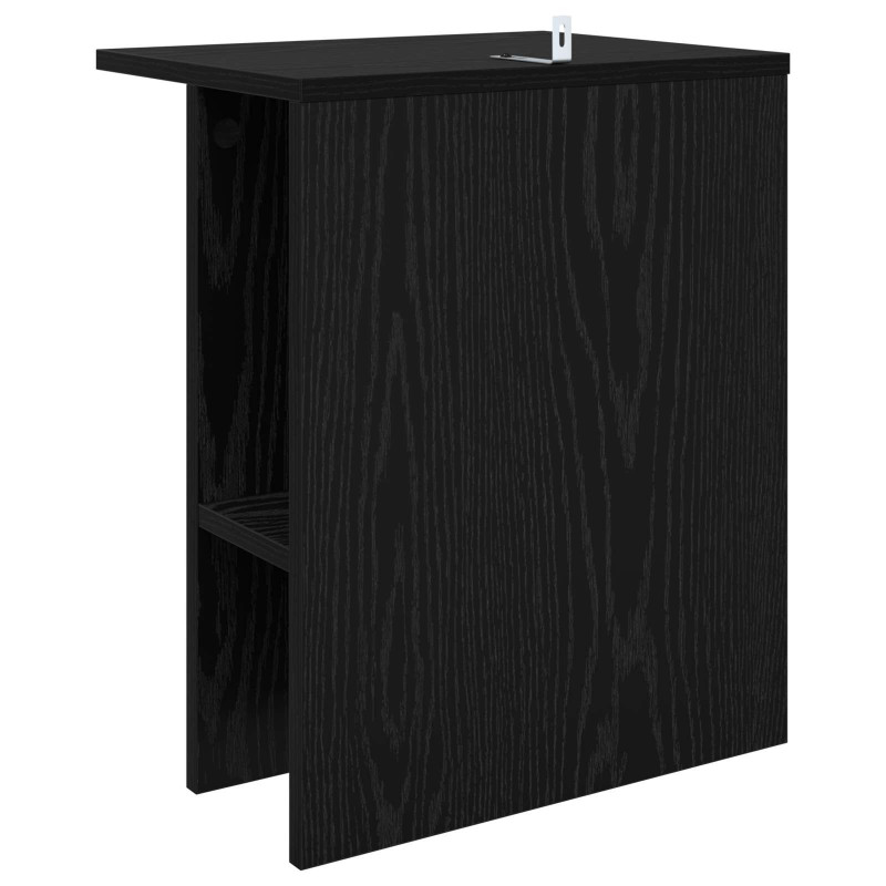 Stolik kawowy 2 pcs Czarny dąb 40 x 30 x 49 cm
