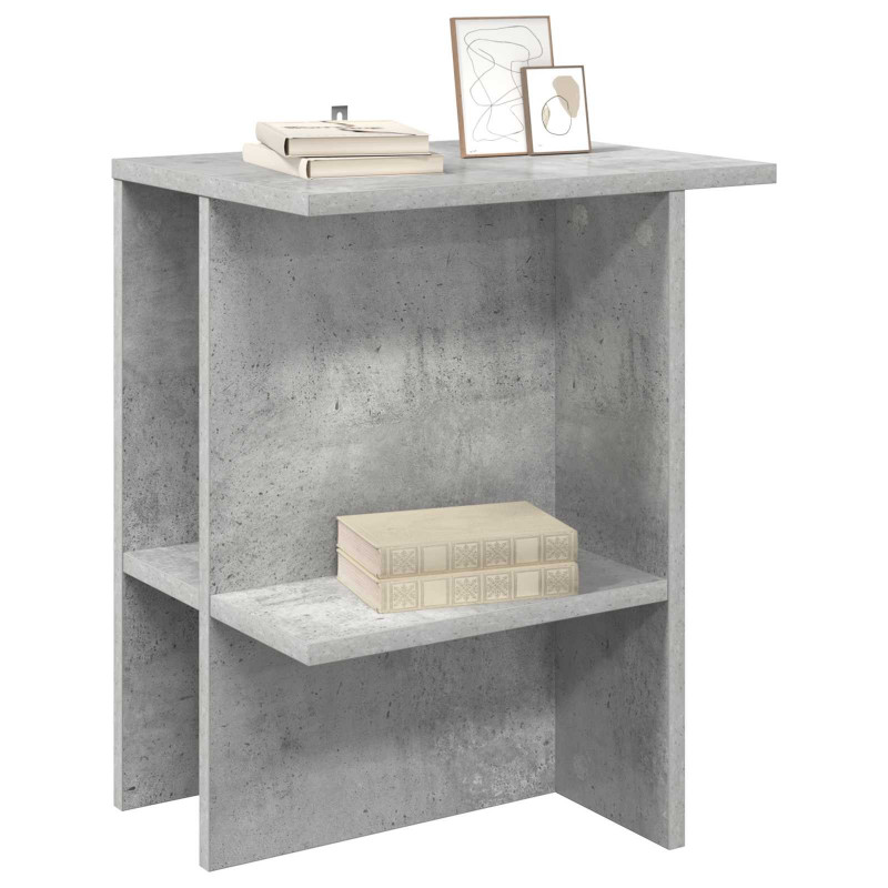 Stolik kawowy 2 pcs Betonowy szary 40 x 30 x 49 cm