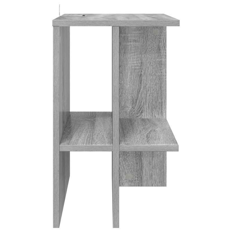 Stolik kawowy Szary Sonoma 40 x 30 x 49 cm Drewno inżynieryjne