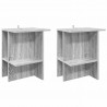 Stolik kawowy 2 pcs Szary Sonoma 40 x 30 x 49 cm