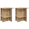 Stolik kawowy 2 pcs Dąb artisan 40 x 30 x 49 cm