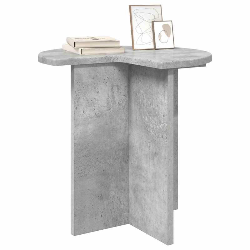 Stolik boczny 2 pcs Betonowy szary Ø 39 x 38 cm
