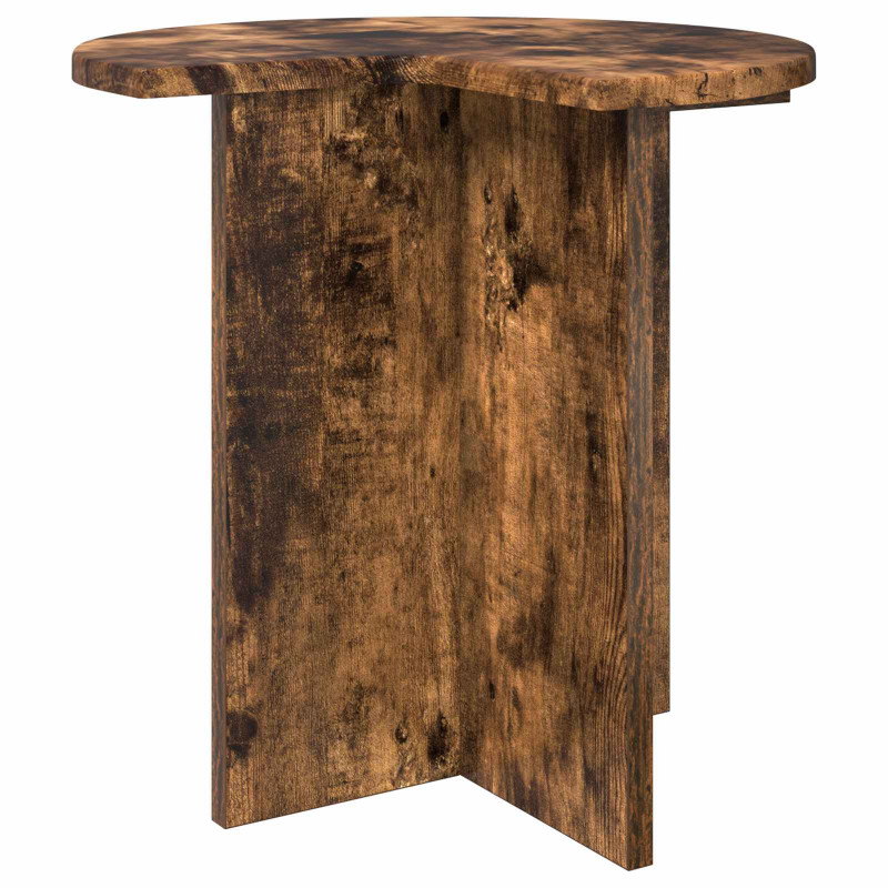 Stolik boczny z przechowywaniem 2 pcs Dąb wędzony Ø 39 x 38 cm