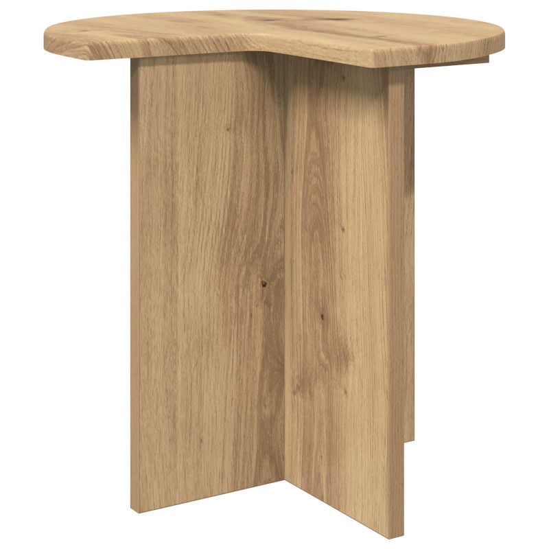 Stolik boczny z przechowywaniem 2 pcs Dąb artisan Ø 39 x 38 cm