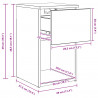 Szafka pod łóżko 2 pcs Biały 29 x 31,5 x 49 cm