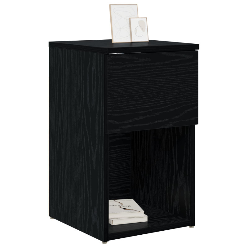 Szafka pod łóżko 2 pcs Czarny dąb 29 x 31,5 x 49 cm