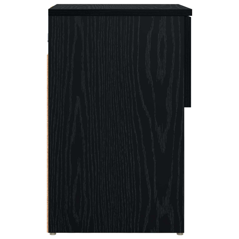 Szafka pod łóżko 2 pcs Czarny dąb 29 x 31,5 x 49 cm