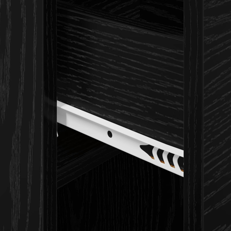 Szafka pod łóżko 2 pcs Czarny dąb 29 x 31,5 x 49 cm