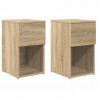 Szafka pod łóżko 2 pcs dąb Sonoma 29 x 31,5 x 49 cm