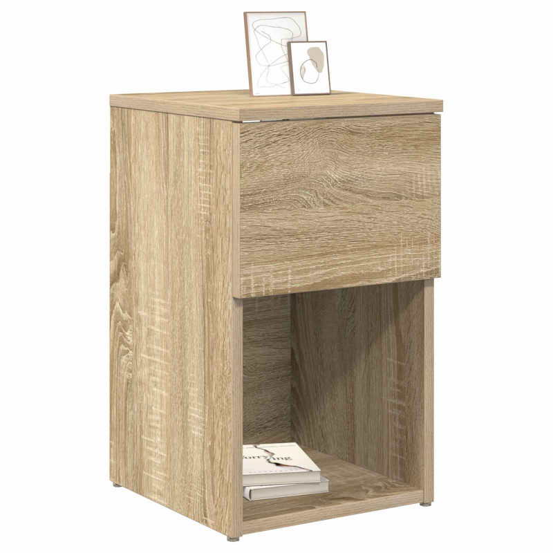 Szafka pod łóżko 2 pcs dąb Sonoma 29 x 31,5 x 49 cm