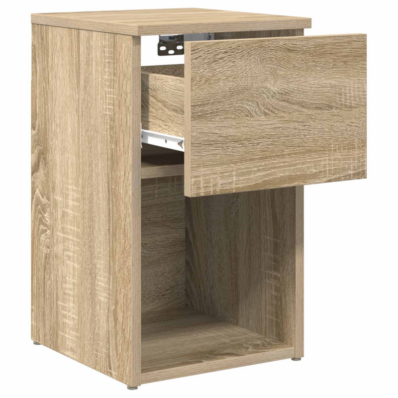 Szafka pod łóżko 2 pcs dąb Sonoma 29 x 31,5 x 49 cm