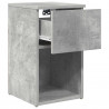 Szafka pod łóżko 2 pcs Betonowy szary 29 x 31,5 x 49 cm