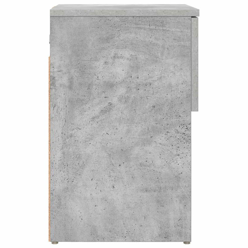 Szafka pod łóżko 2 pcs Betonowy szary 29 x 31,5 x 49 cm