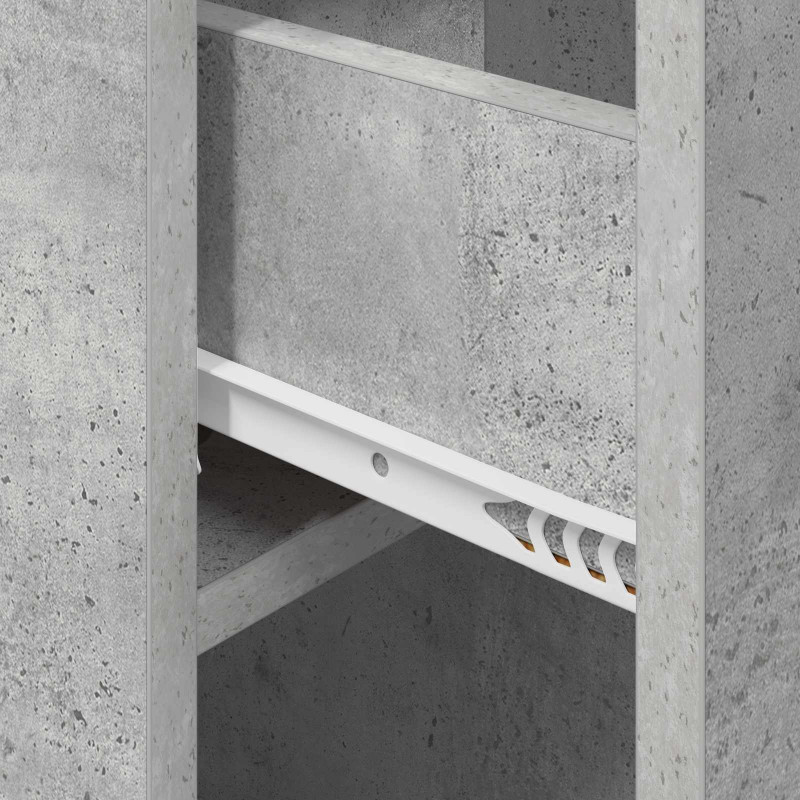 Szafka pod łóżko 2 pcs Betonowy szary 29 x 31,5 x 49 cm