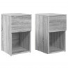 Szafka pod łóżko 2 pcs Szary Sonoma 29 x 31,5 x 49 cm