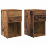 Szafka pod łóżko 2 pcs Stare drewno 29 x 31,5 x 49 cm