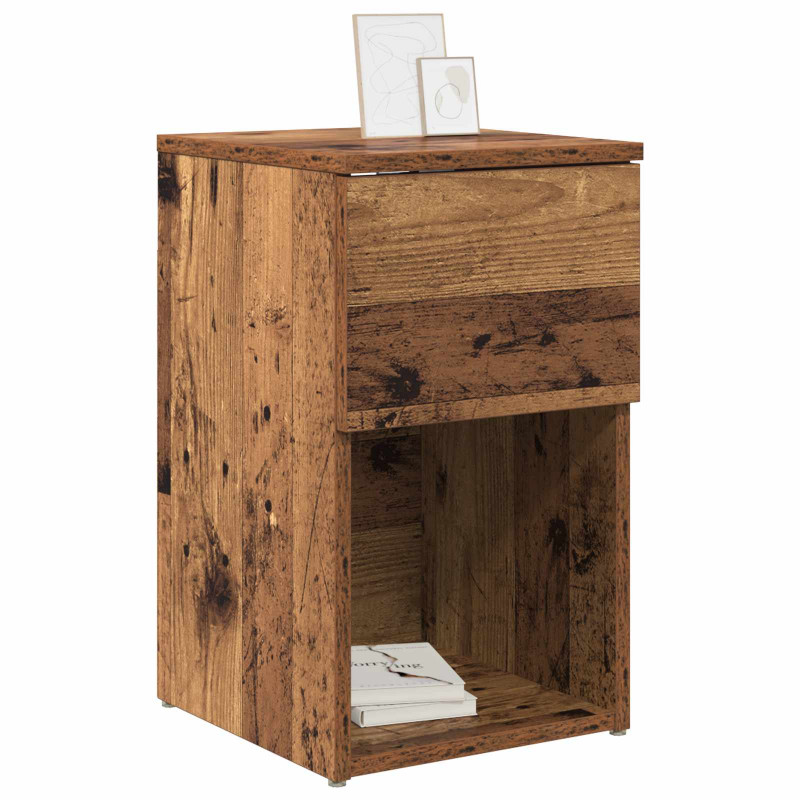 Szafka pod łóżko 2 pcs Stare drewno 29 x 31,5 x 49 cm