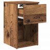 Szafka pod łóżko 2 pcs Stare drewno 29 x 31,5 x 49 cm