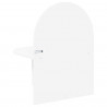 Stolik nocny 2 pcs Biały 48 x 49 x 65 cm Drewno inżynieryjne