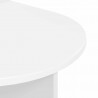 Stolik nocny 2 pcs Biały 48 x 49 x 65 cm Drewno inżynieryjne
