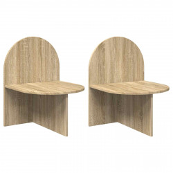 Stolik nocny 2 pcs dąb Sonoma 48 x 49 x 65 cm