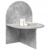 Stolik nocny 2 pcs Betonowy szary 48 x 49 x 65 cm