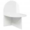Stolik nocny 2 pcs Biały wysoki połysk 48 x 49 x 65 cm