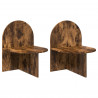 Stolik nocny 2 pcs Dąb wędzony 48 x 49 x 65 cm