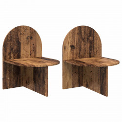 Stolik nocny 2 pcs Stare drewno 48 x 49 x 65 cm