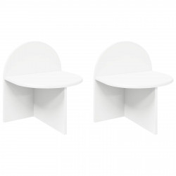 Stolik nocny 2 pcs Biały 40 x 35,5 x 45,5 cm