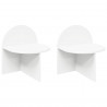 Stolik nocny 2 pcs Biały 40 x 35,5 x 45,5 cm