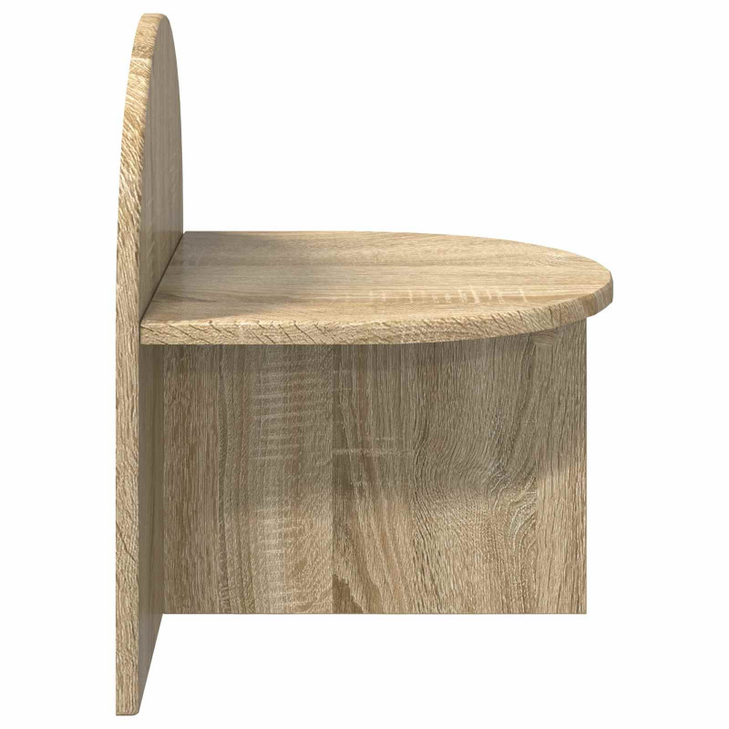 Stolik nocny dąb Sonoma 40 x 35,5 x 45,5 cm Drewno inżynieryjne