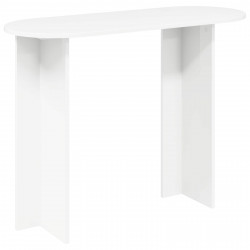 Konsola Biały 100 x 39,5 x 75 cm Drewno inżynieryjne