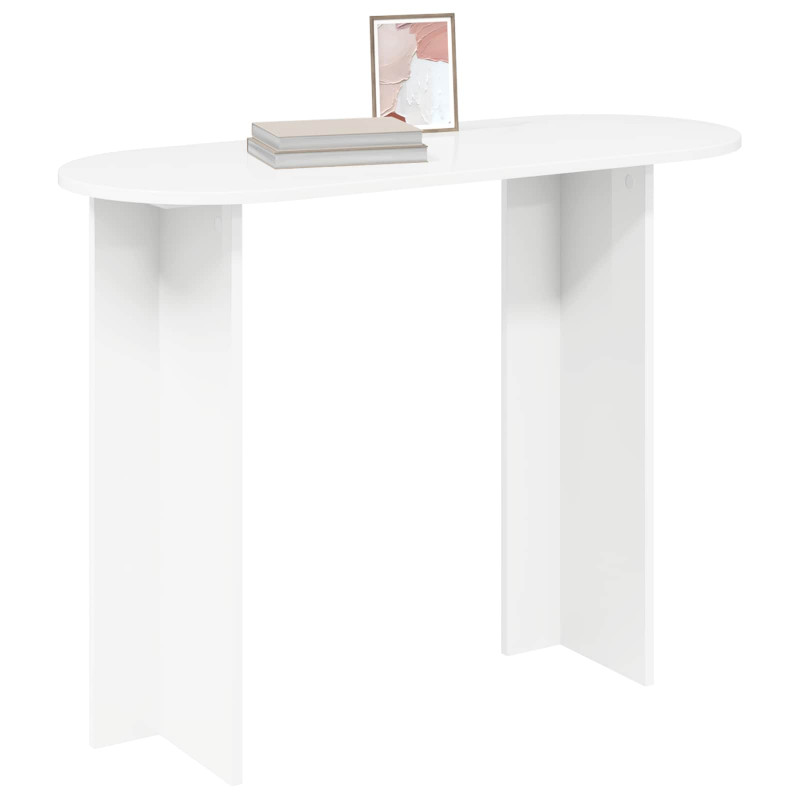 Konsola Biały 100 x 39,5 x 75 cm Drewno inżynieryjne